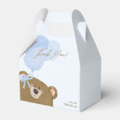 Ballotins Blue Teddy On Peut Attendre Un Baby shower Garçon (Arrière)
