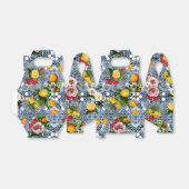 Ballotins Blue Tiles Mediterranean Lemon Pattern (Déplié)