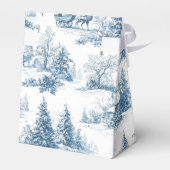 Ballotins Blue Toile Christmas Pattern (Arrière)