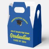 Ballotins Blue Yellow Félicitations Graduation Party (Ouvert)