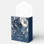 Ballotins Blues modernes et Mariage floral gris (Ouvert)