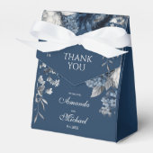 Ballotins Blues modernes et Mariage floral gris (Verso)