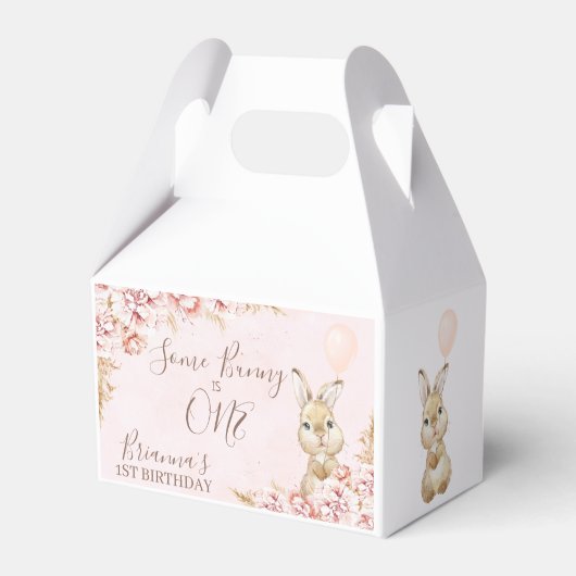 Ballotins Blush Boho Floral Lapin Lapin Anniversaire Balloti (Verso)