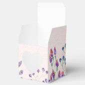 Ballotins Blush Rose Embossé Avec Fleurs (Ouvert)