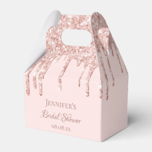 Ballotins Blush rose gold gouttes nom de Cadeau de Mariage
