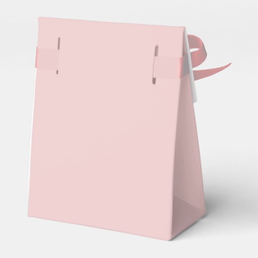 Ballotins Blush Rose Poussiéreux Fille Script Monogramme Nom (Arrière)