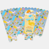 Ballotins Boboard garçon fun plage fête d'anniversaire (Déplié)