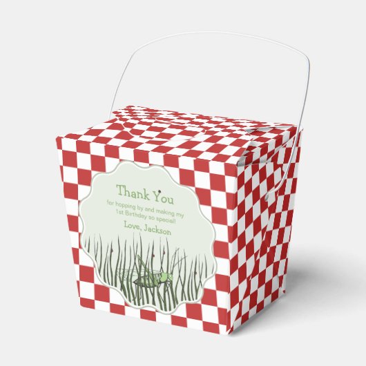 Ballotins Bogue de Grasshopper mignonne Anniversaire Merci (Verso)