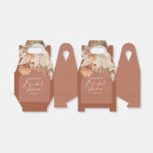 Ballotins Bohème boho rouille terracotta douche de mariage (Déplié)