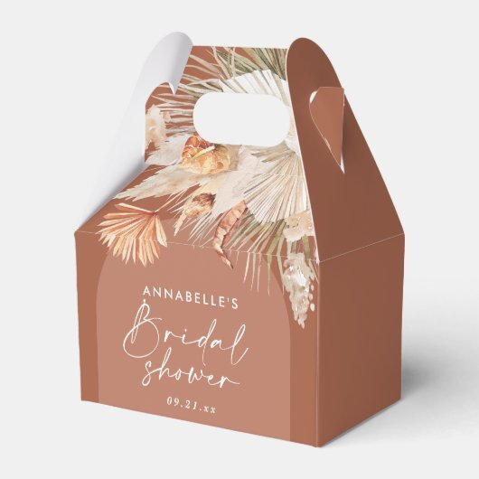 Ballotins Bohème boho rouille terre cuite douche de mariage (Arrière)