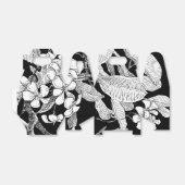 Ballotins Bohème Floral Blanc Blanc Moderne (Déplié)