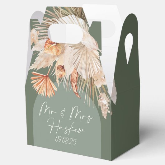 Ballotins Bohenian boho rouille sauge vert mariage Haskew (Ouvert)