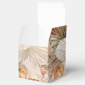 Ballotins Bohenian boho rouille terracotta boîte de mariage (Ouvert)