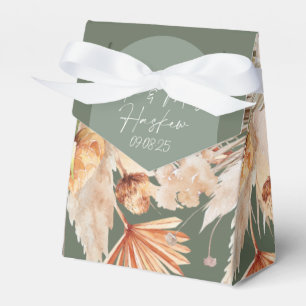 Ballotins Bohenian boho sauge vert mariage