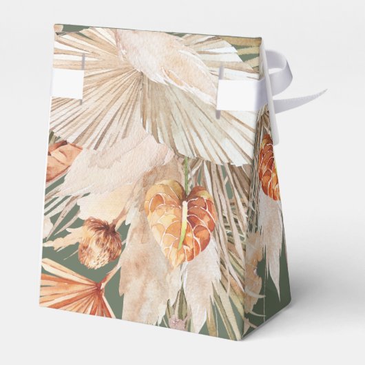 Ballotins Bohenian boho sauge vert mariage (Arrière)