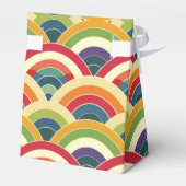 Ballotins Boho arc-en-ciel coloré (Arrière)