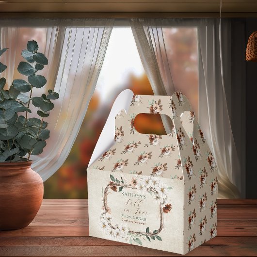 Ballotins Boho automnal floral mariage discret