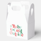 Ballotins Boho Baby It's Cold Outside Christmas police rétro (Ouvert)