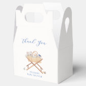 Ballotins Boho Bear Bassinet Toy Baby shower (Ouvert)