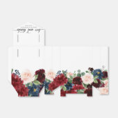 Ballotins Boho Bloom | Bourgogne et Marine Love and Thanks (Déplié)