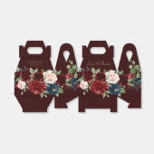 Ballotins Boho Bloom | Dark Elegant Rouge et Merci de marine (Déplié)