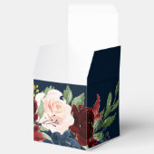 Ballotins Boho Blooms | Dark Rustic Navy et Red Merci (Ouvert)