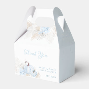 Ballotins Boho Blue Citrouille C'est un garçon Baby shower d