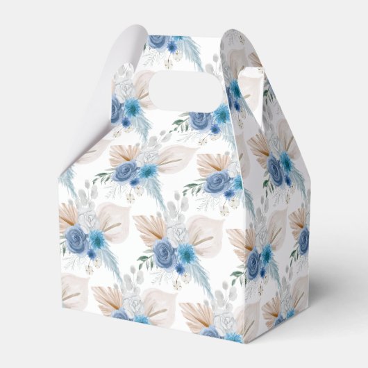 Ballotins Boho Blue Pampas Grandes (Arrière)