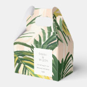 Ballotins Boho Blush Green Tropical Palm Beach Mariage (Arrière)