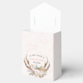 Ballotins Boho Bois de Cerf et Fleurs Mariage (Ouvert)