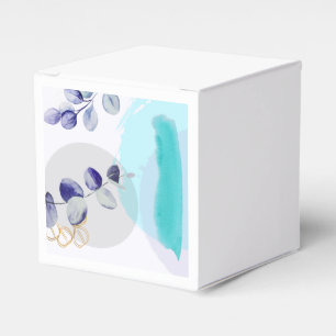 Ballotins Boho botanique cyan violet