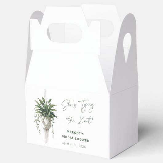 Ballotins Boho Chic Botanique "Cravate le noeud" Fête des ma (Ouvert)