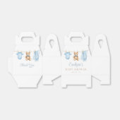 Ballotins Boho Clothesline Dusty Blue Boy Baby Shower (Déplié)