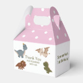 Ballotins Boho Dinosaurs Ballotin de Merci rose (Verso)