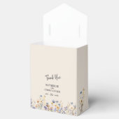 Ballotins BOHO Dusty Fleur sauvage Mariage Merci (Ouvert)