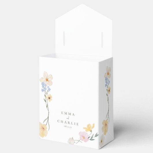 Ballotins Boho élégant Pastel Mariage Fleur sauvage (Ouvert)