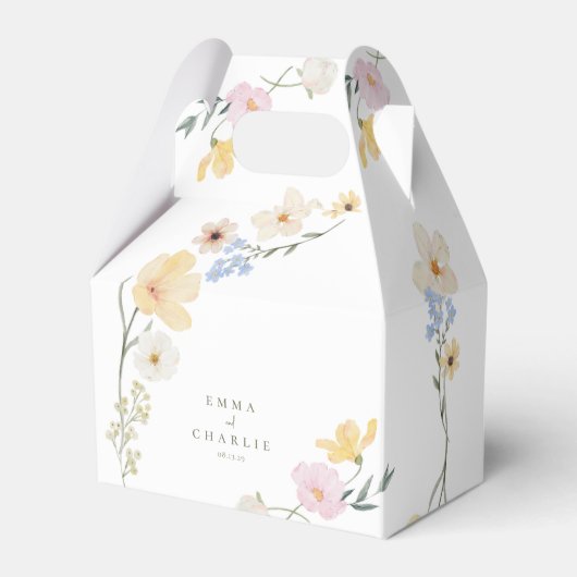 Ballotins Boho élégant Pastel Mariage Fleur sauvage (Verso)