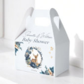 Ballotins Boho Feuille couleur d'eau du bois de cerf bleu