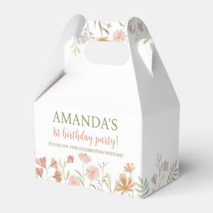 Ballotins Boho Fleur sauvage Ballotin d'anniversaire