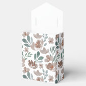 Ballotins Boho Floral Beige Automne Aquarelle Merci (Ouvert)