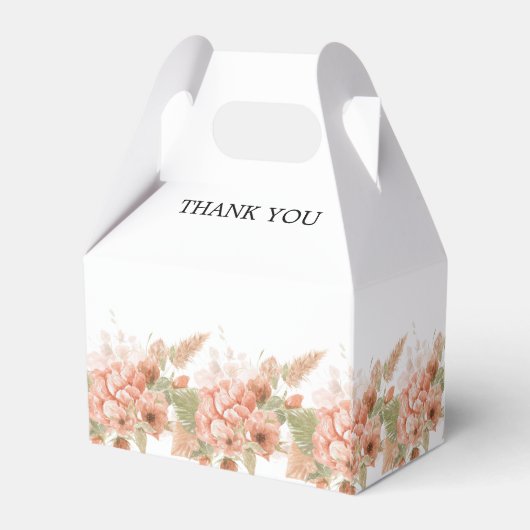 Ballotins Boho Floral Mariage (Arrière)