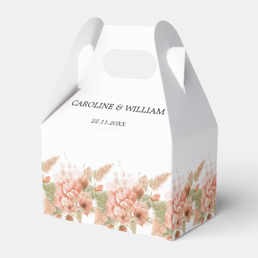 Ballotins Boho Floral Mariage (Verso)