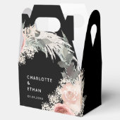 Ballotins Boho Floral Mariage Box boîte cadeau (Ouvert)