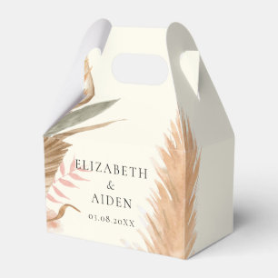 Ballotins Boho Floral Mariage Box Geschenkschachtel