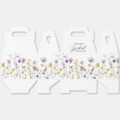 Ballotins Boho Fresh Wildflowers Mariage Personnalisé (Déplié)