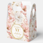 Ballotins Boho glamour Dusty rose Rustic Gold Anniversaire (Ouvert)