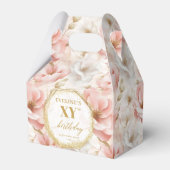 Ballotins Boho glamour Dusty rose Rustic Gold Anniversaire (Verso)