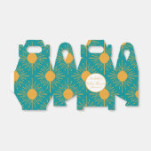 Ballotins Boho Little Ray of Sun Baby shower Turquoise (Déplié)