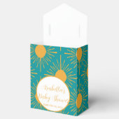 Ballotins Boho Little Ray of Sun Baby shower Turquoise (Ouvert)