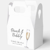 Ballotins Boho minimum Champagne Brunch Baby shower Bubbly (Ouvrir)